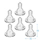 Buy now Dr. Brown’s Natural Flow Y-Cut Narrow Baby Bottle Silicone Nipple, Ideal for Thicker Liquids, 9m+, 100% Silicone Bottle Nipple, 6 Count at indiglob india
