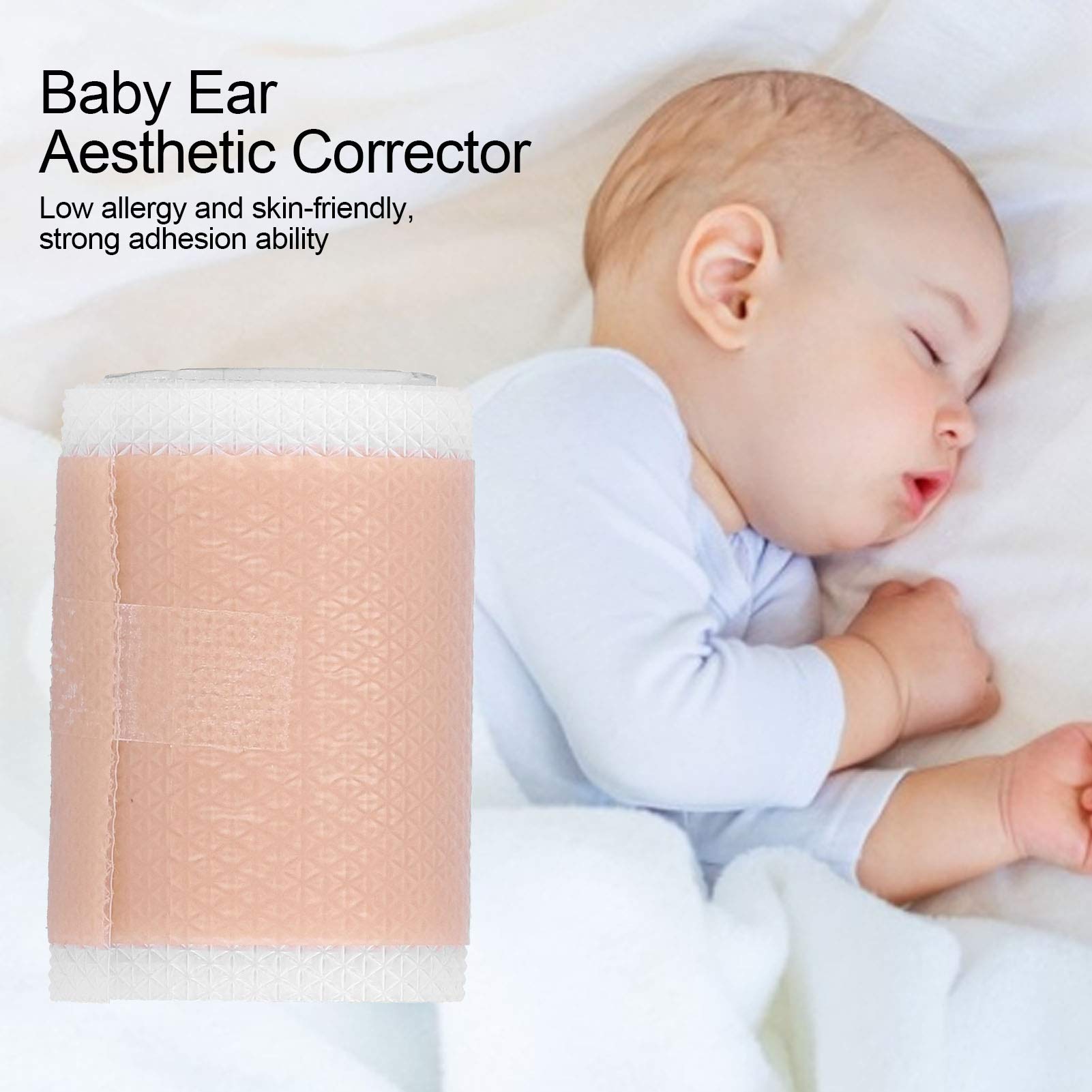 Buy now ZJchao Baby Auricle Valgus Correction Patch, Newborn Baby Ear Aesthetic Correctors Kids Infant Protruding Ear Patch Stickers, Children Ear Correction, Baby Silicone Gel Ear Tape 4cmx50cm at indiglob india