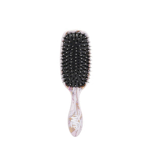 Wet Brush Marble Bronze Shine Enhancer Paddle Brush - Detangler with Ultra Soft Bristles, Infused With Natural Argan Oil, Shiny & Smooth Hair, Wet or Dry, All Hair Types