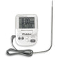 Polder Digital In-Oven Thermometer/Timer, White