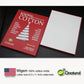 100% Cotton Paper，8.5 x 11 inch Business Paper, 24lb Inkjet Laser Printing Paper, White Color Waterproof Watermark Paper - 100 Sheets Low Starch - My Store
