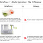 Buy now Brieftons 7-Blade Vegetable Spiralizer: Strongest-Heaviest Spiral Slicer, Best Veggie Pasta Spaghetti Maker for Low Carb/Paleo/Gluten-Free Meals, With Container, Lid, Blade Caddy & 4 Recipe Ebooks at indiglob india