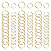 Nydotd 180 Pieces Hair Rings, Braid Rings, Loop Clips, and Hoops - 3 Colors, 2 Sizes, Women's Fashion Hip-Hop DIY Hair Clip Accessories for Dreadlocks - KC Gold