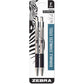 Zebra Pen F-301 Ballpoint Fine Point 0.7mm Stainless Steel Retractable Ballpoint 2-Pack – Easy-Glide Ink, Non-Slip Grip, Metal Clip, Refillable with F-Refill, Professional Design (27112)