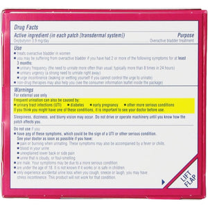 Oxytrol for Women Overactive Bladder Transdermal Patch, 8 Count