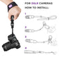 Buy now Camera Wrist Strap - Rapid Fire Heavy Duty Safety Wrist Strap by Altura Photo w/ 2 Alternate Connections for Use w/ Large DSLR or Mirrorless Cameras at indiglob india