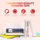 Buy now YRYM HT Clear Vinyl Transfer Paper Tape Roll-12 x 50 FT w/Alignment Grid Application Tape for Silhouette Cameo, Adhesive Vinyl for Decals, Signs, Windows, Stickers at indiglob india