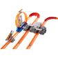 Hot Wheels Toy Car Track Set, Track Builder Playset Total Turbo Takeover with 1:64 Scale Vehicle, Motorized Booster & Multiple Configurations