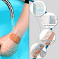 TrelaCo 50 Pcs Shower Waterproof Patch Transparent Stretch Adhesive Bandage Large Shower Protector Cover Waterproof Dressing Transparent Film Adhesive Bandages, 6 x 8 Inch