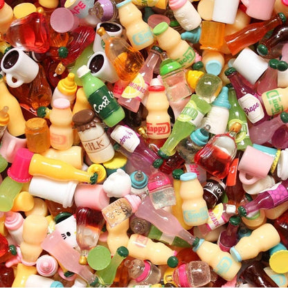 50 Pcs Slime Charms Easter Set DIY Craft Mixed Making Resin Jewery Making Kit, Resin Flatback Slime Beads Making Supplies for DIY Scrapbooking Crafts (Pink)