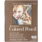 Strathmore Colored Pencil Spiral Paper Pad 11"X14"-30 Sheets -62477110, White