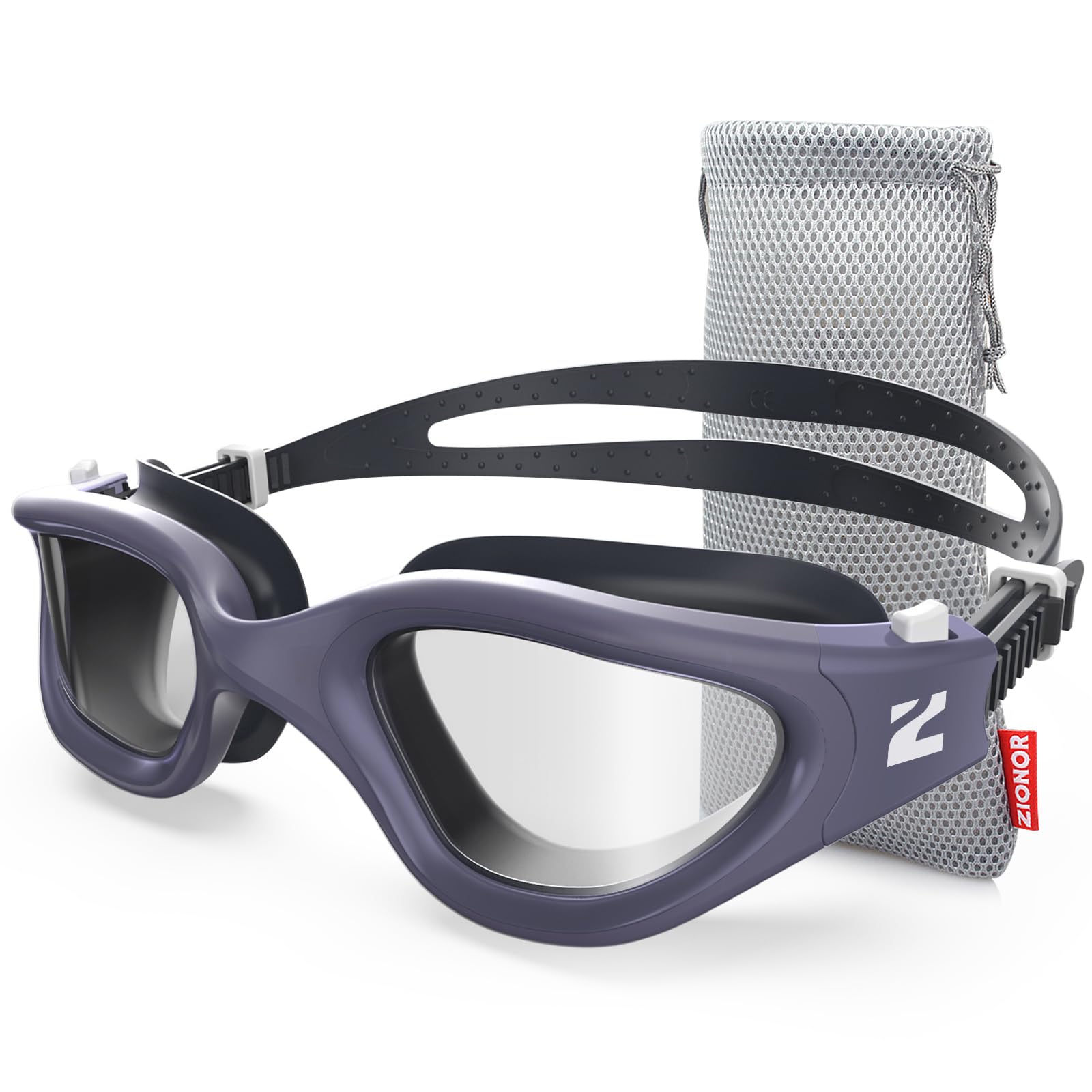 Buy now ZIONOR Swim Goggles, G1 SE Swimming Goggles Anti-Fog for Adult Men Women One Size A3-clear Lens Darkblue Frame at indiglob india