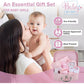 Baby Box Shop Baby Girl Gift Set - Pink Keepsake Box with 7 Essentials for Newborn Girl