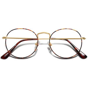 SOJOS Blue Light Blocking Computer Glasses Round Eyewear Anti Blue Light Lens Preppy Chic SJ5024B