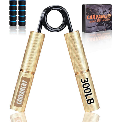 Grip Strength Trainer Set, 50-300LB(6 Pack), Wrist Forearm Strengthener, Metal No Slip, Hand Grip Gripper Strengthener for Strength Training and Exercise, Hand Workout Squeezer Grip Strength