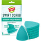 Scotch-Brite Swift Scrub Bath Cleaner Scrubbers, Soap Scum Remover for Cleaning Bathroom, Bathroom Scrubber Pads Safe for Tile, 2 Bathroom Cleaner Scrubbers