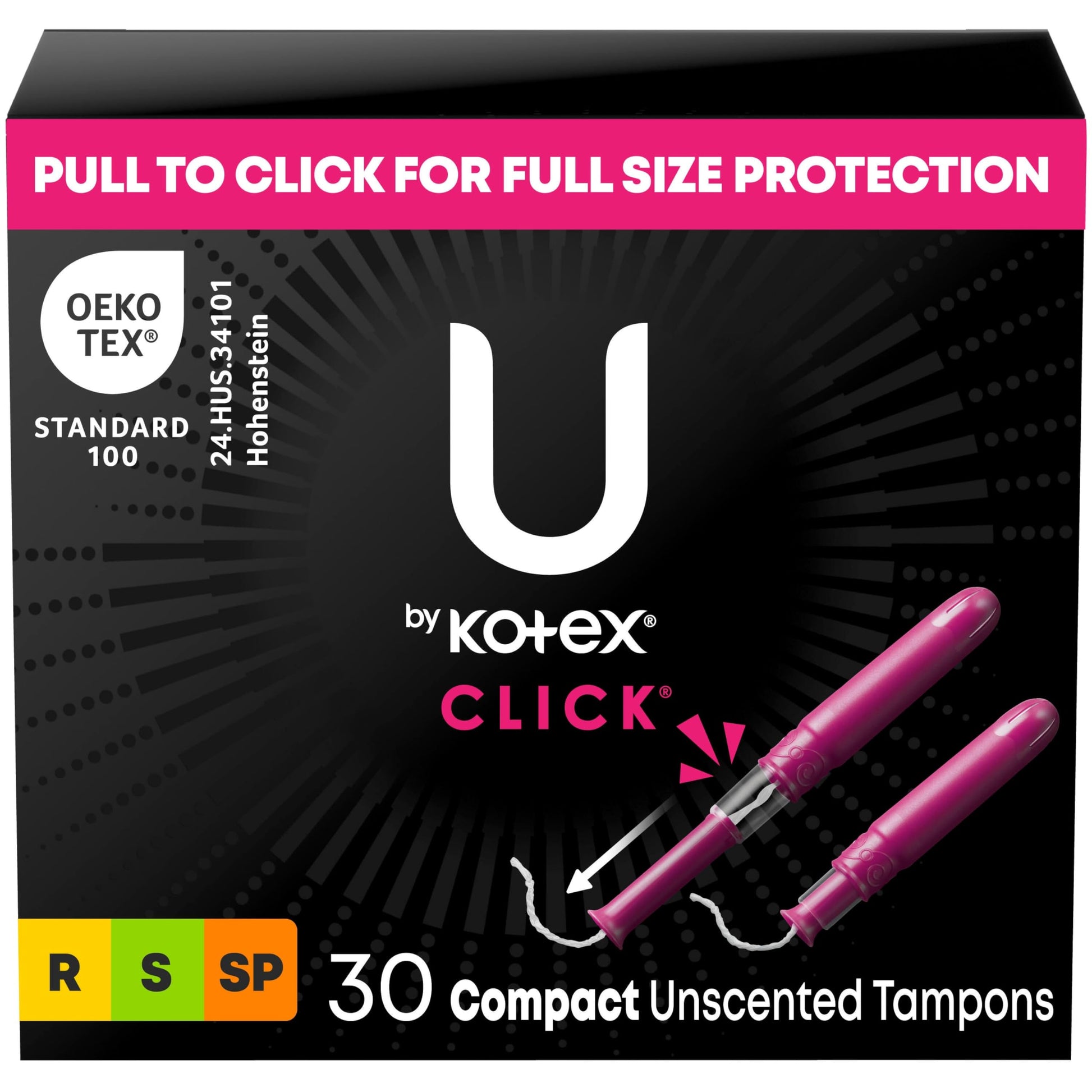 Buy now U by Kotex Tampons, Click Compact, Super Plus Absorbency, Unscented, 45 Count Regular Super Super Plus 180 at indiglob india