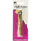 Charles Leonard Pen Style Aluminum Chalk Holder with Chalk, Silver (74541)