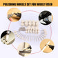 100PCS Polishing Buffing Wheel for Dremel Polishing Kit, Polishing Wheel for Dremel Tool Accessories, with 1/8" Shank for Buffing Wheels