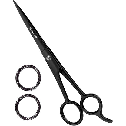 Utopia Care Hair Cutting and Professional Hairdressing Scissors 6.5 Inch, Premium Stainless Steel Shears with Smooth Razor and Sharp Edge Blades for Salons, Men, Women and Kids, Silver