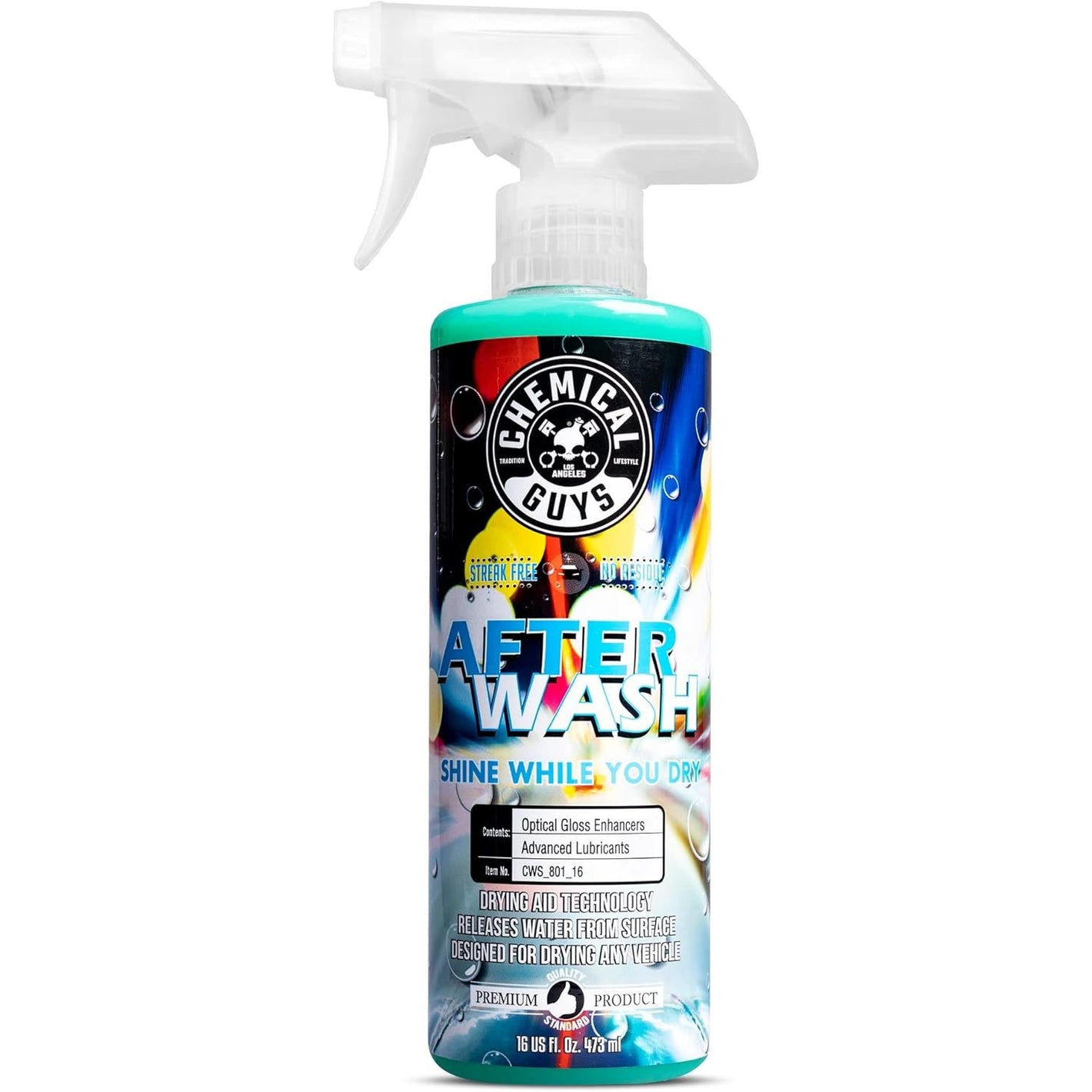 Chemical Guys CWS_801_16 After Wash Sprayable Gloss Boosting Car Wash Drying Aid (Helps Reduce Water Spots), 16 fl. Oz