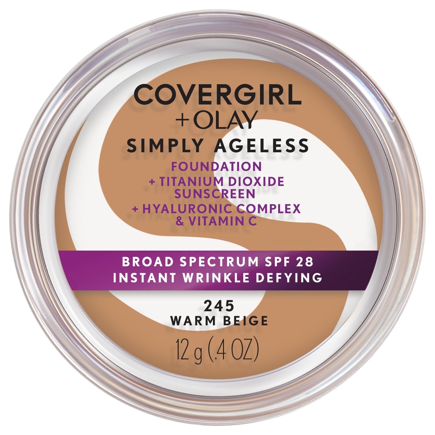 Buy now COVERGIRL+OLAY Simply Ageless Instant Wrinkle-Defying Foundation, 210 Classic Ivory, 0.44 Fl Oz (Pack of 1) 245 Warm Beige 0.4 Ounce (Pack of 1) Foundation at indiglob india