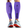 Rymora Calf Compression Sleeves Men Women - Leg Compression Sleeve Footless Socks - Shin Splint Relief Fitness Running - Royal Violet