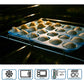 Amison Mini Muffin Pan 24 Cups, 2 Packs Silicone Cookies Cupcake Bakeware Tin Soap Tray Mould Non stick, BPA-free, Dishwasher Safe (Blue)