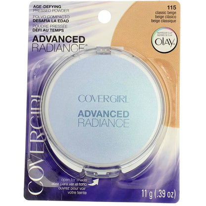 COVERGIRL Advanced Radiance Age-Defying Pressed Powder, Natural Beige .39 oz (11 g) (Packaging may vary)