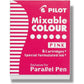 PILOT Parallel Mixable Color Ink Refills for Calligraphy Pens, 12 Colors, 12-Pack (77312)