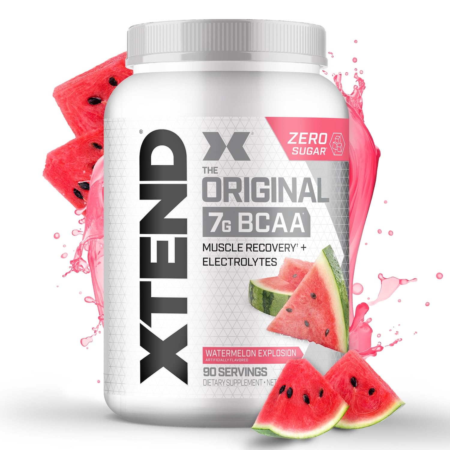 Buy now Xtend Original BCAA Powder 7g BCAA and 2.5g L-Glutamine, Sugar Free Post Workout Muscle Recovery Drink with Amino Acids for Men & Women, 30 Servings Watermelon Explosion 2.58 Pound (Pack of 1) at indiglob india