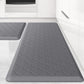 Kitchen Mat [2 PCS] Cushioned Anti-Fatigue Floor Mat, Waterproof Non-Skid Ergonomic Comfort Foam Rugs, Standing Mat for Kitchen, Floor,Office, Sink, Laundry(Chocolate)