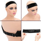 GEX Wig Grip Band with Adjustable Elastic Closure Flexible Velvet No Slip Wig grip Headbands Cap for Wigs(Black)
