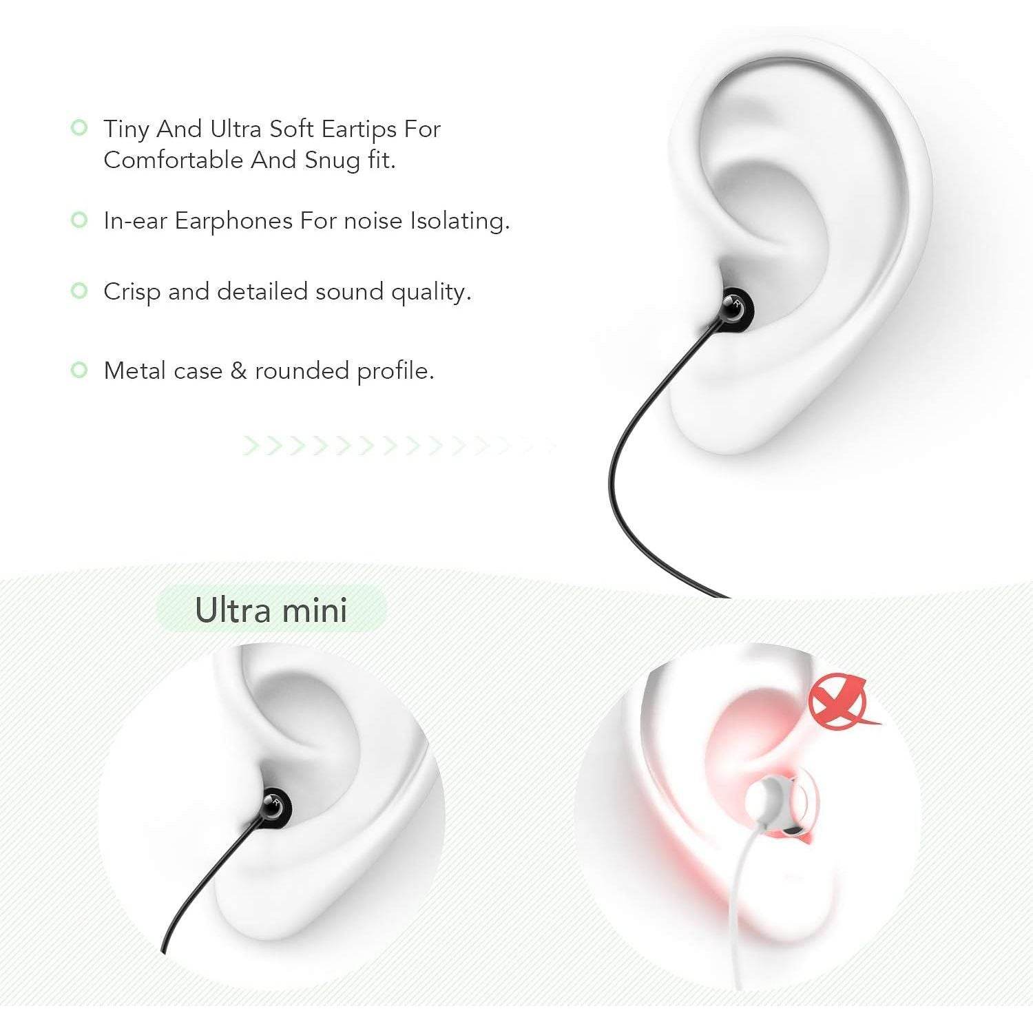 AGPTEK Sleep Earbuds, in-Ear Earphones for Sleeping with 3 Sizes Ultra-Light Soft Silicone, Noise Isolating Headphone Perfect for Sleeping, Insomnia, Side Sleeper, Air Travel, Meditation & Relaxation - My Store