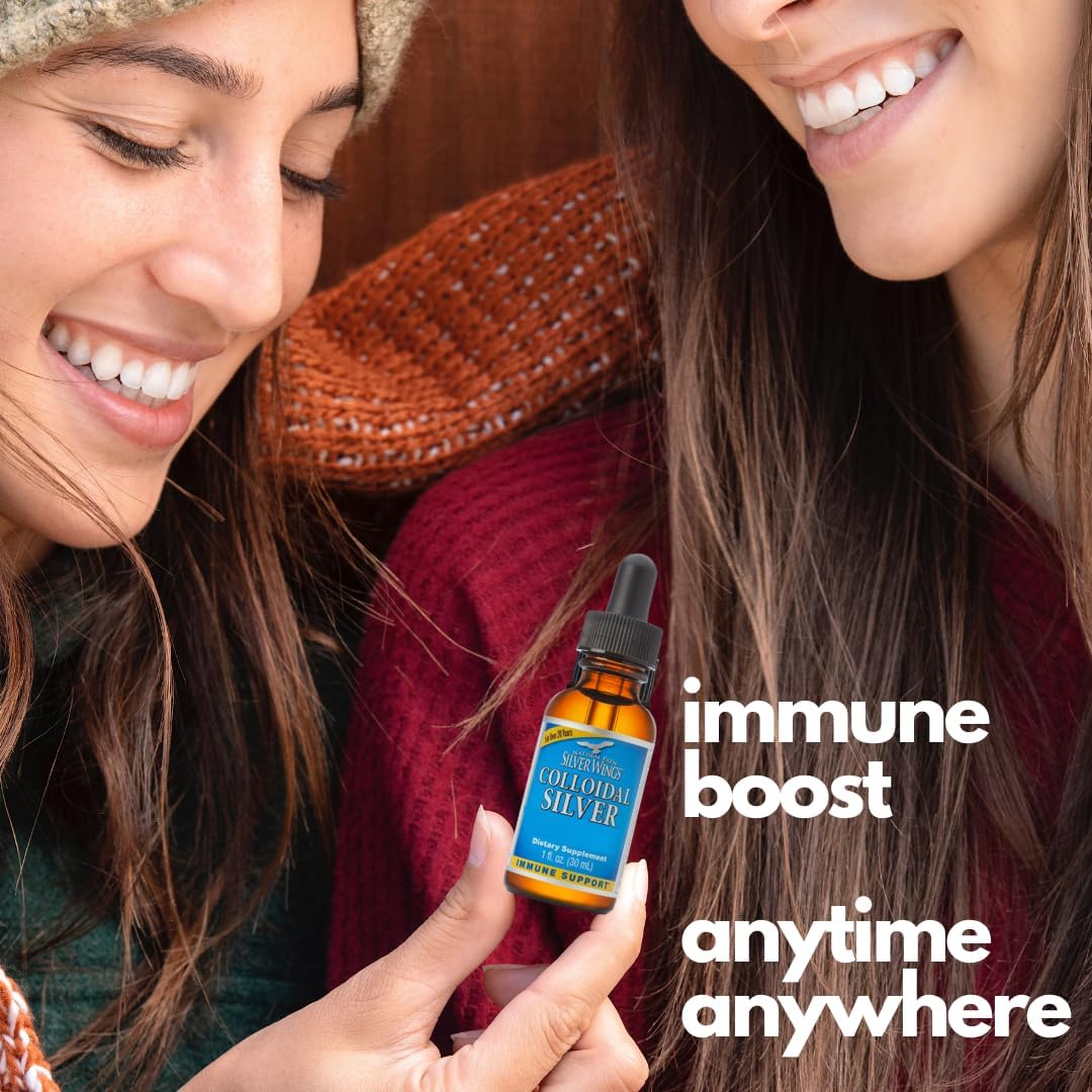 Buy now Natural Path Silver Wings Colloidal Silver Liquid - Enhanced Immune Support Supplement - 250ppm (1250mcg) - 2oz Spray at indiglob india