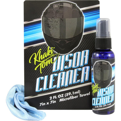 Buy now Motorcycle Helmet and Visor Cleaner - 2 oz Streak Free Spray and Microfiber Towel - Over 200 Sprays at indiglob india