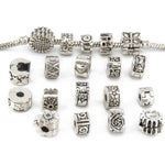 Buy now Yeshan Antique Silver Clip Lock Bead Charms with Rubber Stopper O-Rings at indiglob india