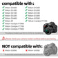Glorich EP-5A DC Coupler EN-EL14 EN-EL14a Dummy Battery EH-5 AC Power Supply Adapter Power Connector for Nikon Coolpix P7000 P7100 P7700 P7800 Df D3100 D3300 D3400 D3500 D5100 D5200 D5300 D5500 D5600