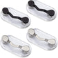 Readerest Magnetic Eyeglass Holders (4 Pack) Eyewear Clip for Readers & Sunglasses, ID Badge Clip for Conferences, USA Made