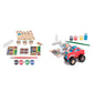 Buy now Melissa & Doug Created by Me! Paint & Decorate Your Own Wooden Vehicles Craft Kit For Kids 2 Pack – Monster Truck, Train at indiglob india