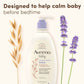 Aveeno Baby Calming Comfort Moisturizing Body Lotion with Relaxing Lavender & Vanilla Scents, Non-Greasy Baby Lotion, Nourishing Prebiotic Oatmeal, Paraben- & Phthalate-Free, 18 fl. oz - My Store