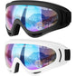 COOLOO Ski Goggles, 2 Pack Snow Goggles Snowboard Goggles for Men Women Kids - UV Protection Foam Anti-Scratch Dustproof