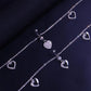 Buy now Sexy Rhinestone Waist Chain Navel Piercing Dangle Belly Button Rings Waist Chain Bikini Crystal Heart Belly Chain for Women Body Jewelry (Heart) at indiglob india