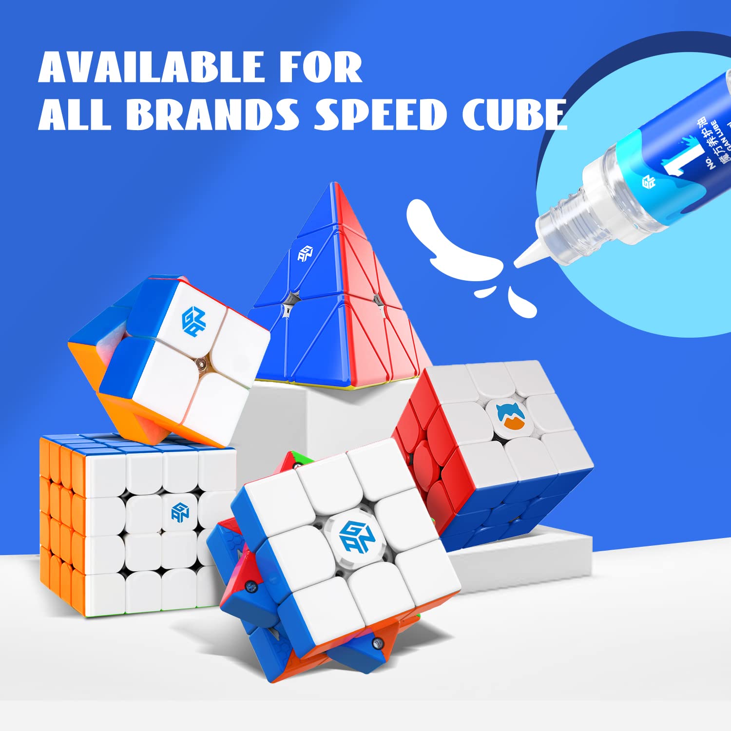 Buy now GAN Speed Cube Lube 10ml & Storage Bag at indiglob india