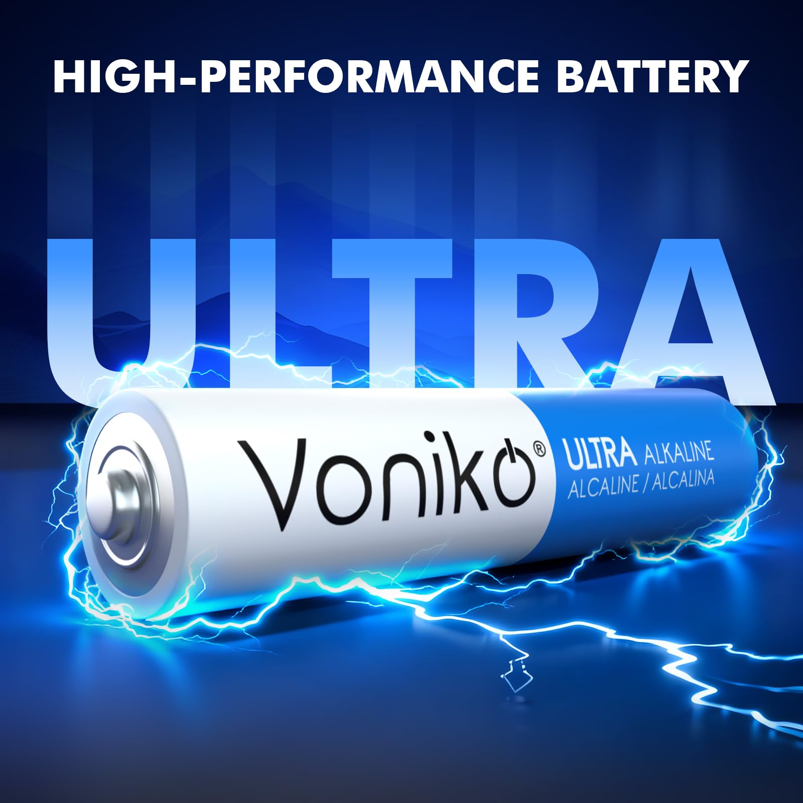 Buy now Voniko Ultra AAA Batteries 24 Pack - Alkaline Triple A Battery, Ultra Long-Lasting for All Your Devices, 10-Year Shelf Life, Leak-Proof & Mercury-Free at indiglob india
