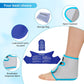 Ankle Ice Pack Wrap for Injuries Reusable, Hot Cold Compression Therapy, Foot Ice Pack with 2 Cold Gel Packs for Relief Sports Injury,Sprained Ankles and Heels,Plantar Fasciitis,Achilles Tendonitis