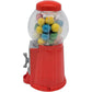 5" Gumball Machine Bank (with GUMBALLS) Classic Red Design - Mini Bubble Gum Candy Dispenser. Unique Money Saving Coin Bank. (1)