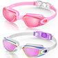 Buy now Aegend Swim Goggles, 2 Pack Swimming Goggles No Leaking Adult Men Women Youth Purple White & Light Pink at indiglob india