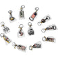 12-Pack New York City Souvenir Keychains – 3D Silver Metal NYC Landmark Set with Statue of Liberty, Empire State Building, Freedom Tower, Taxi Cab, USA Flag & Bottle Openers - My Store