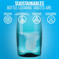 Sudstainables Water Bottle Cleaning Tablets – 36-Pack | Chlorine-Free & Odor-Control Formula | Water Bottle Cleaner, Flasks, Hydration Packs & Travel Mugs | Washer Tablets for Home, Hiking & Camping